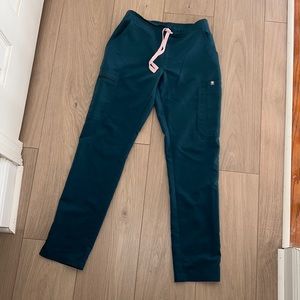 FIGS- extra small petite Caribbean blue yola skinny